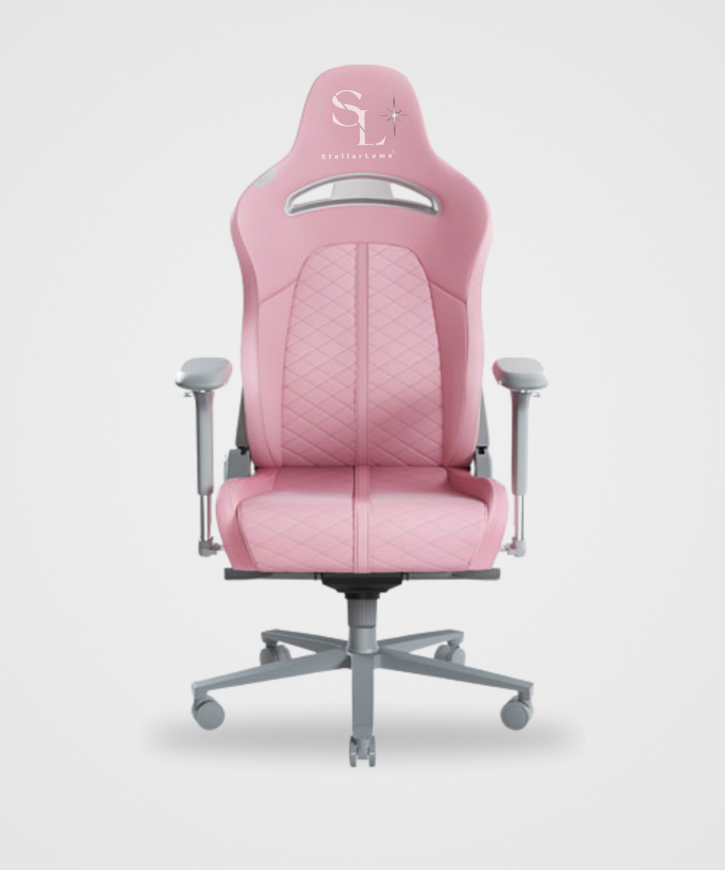 StellarLuma Ergonomischer PC-Gaming-Stuhl aus Kunstleder – PinkyStar