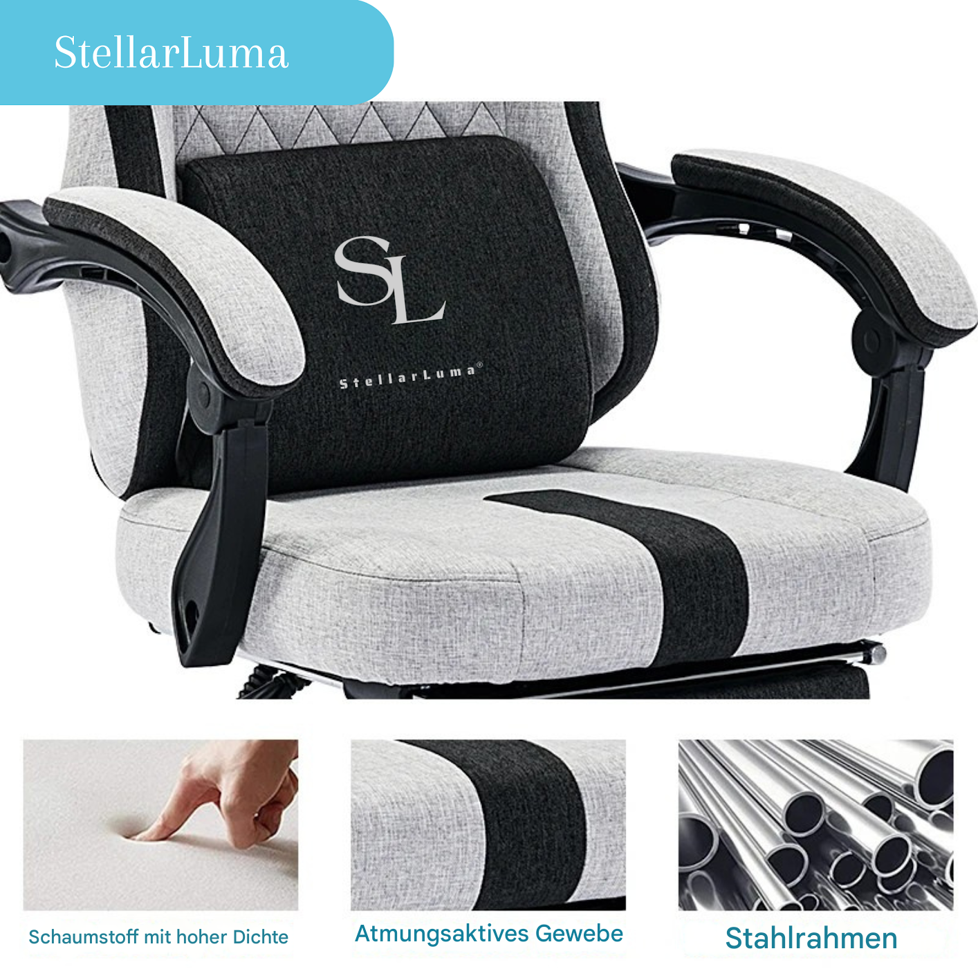 StellarLuma GamingChair Elegance