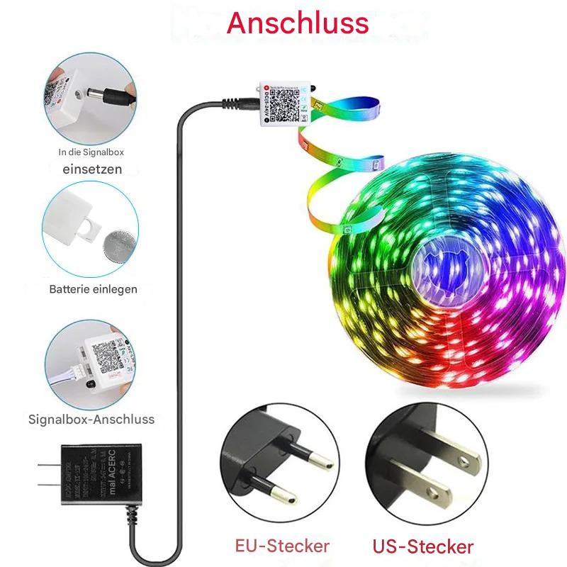 RGB Streifen mit Fernbedienung