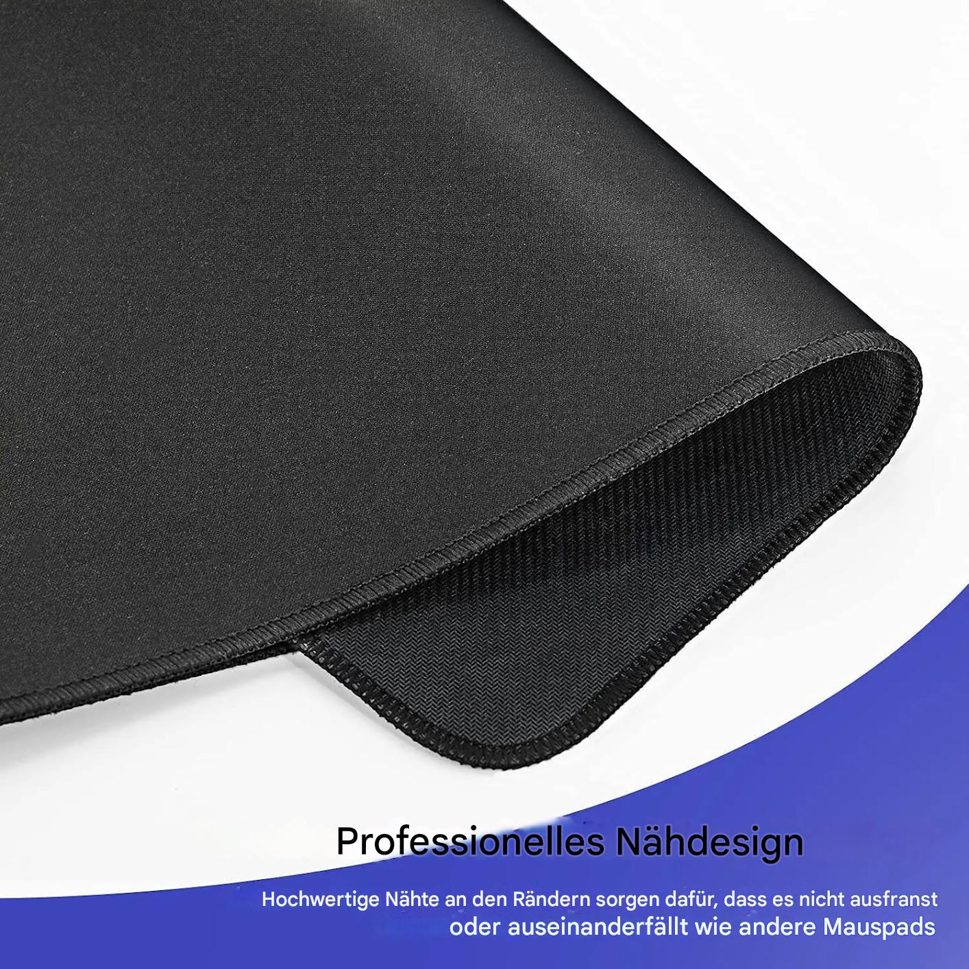 Mauspad XXL Schwarz 100x50cm