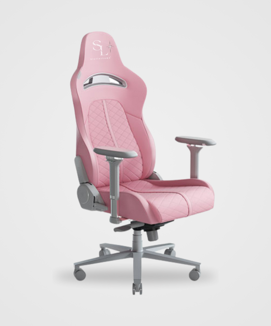 StellarLuma Ergonomischer PC-Gaming-Stuhl aus Kunstleder – PinkyStar