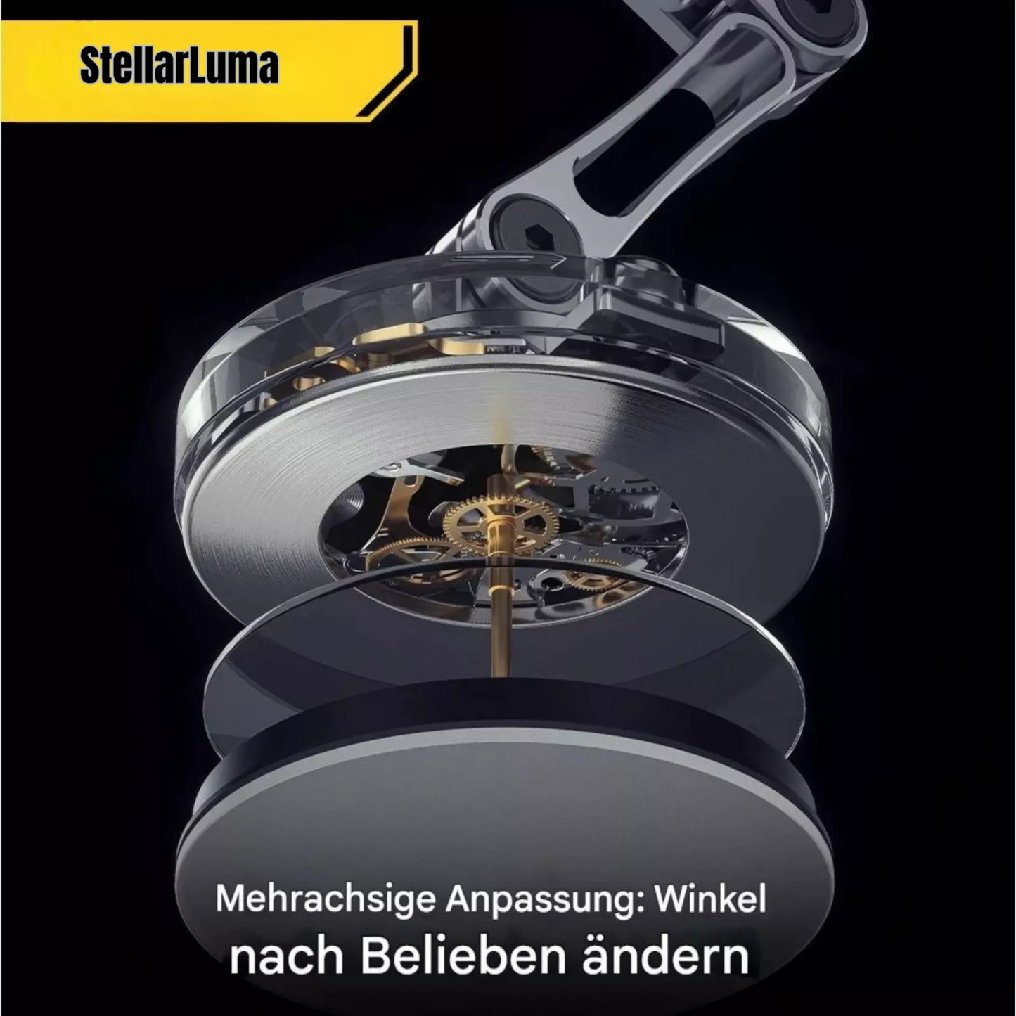 StellarLuma – Magnetische Handyhalterung mit MagSafe & 15W Ladefunktion für Auto & LKW