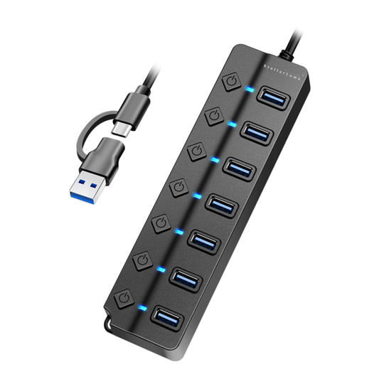 StellarLuma USB-C Hub mit EIN/AUS Schalter