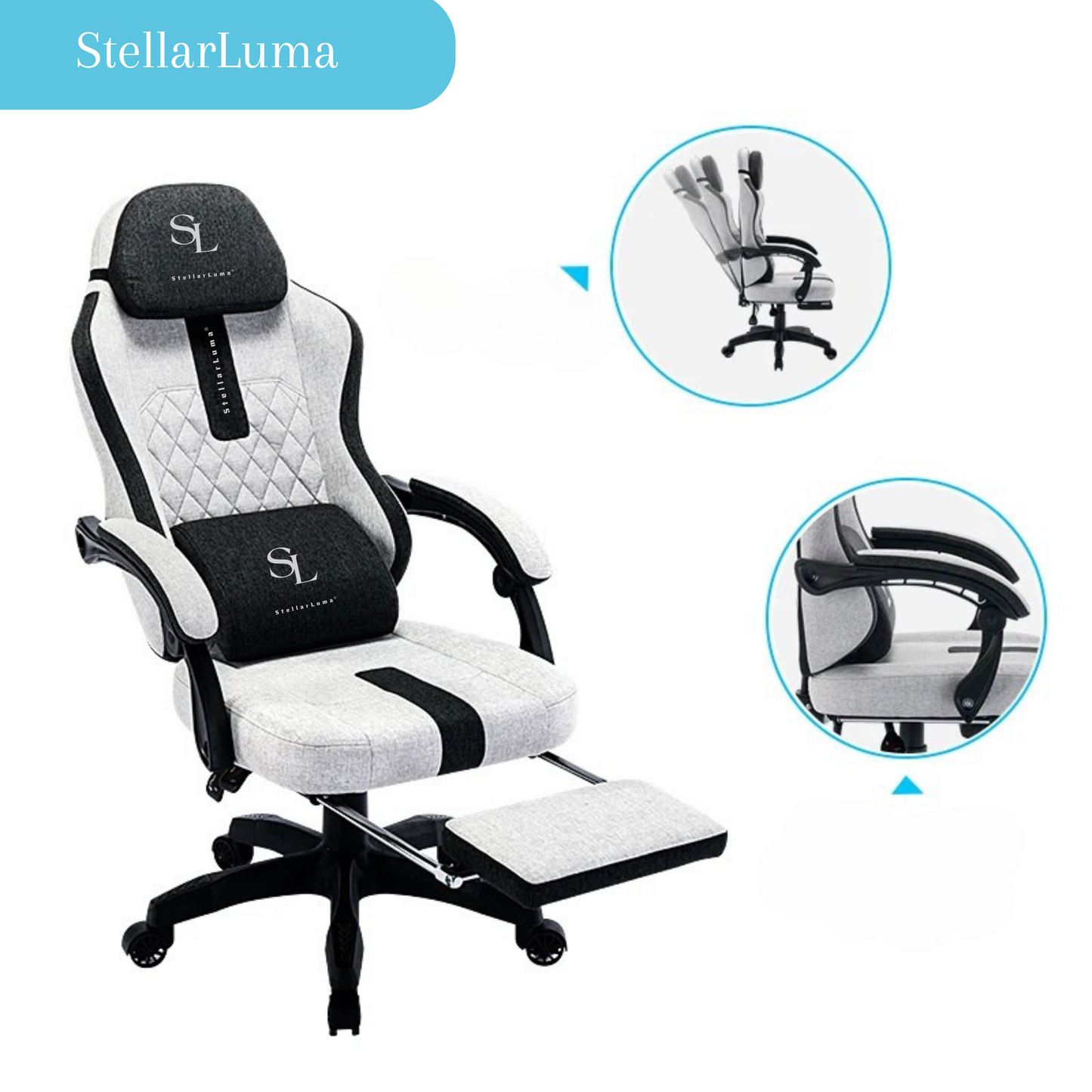 StellarLuma GamingChair Elegance