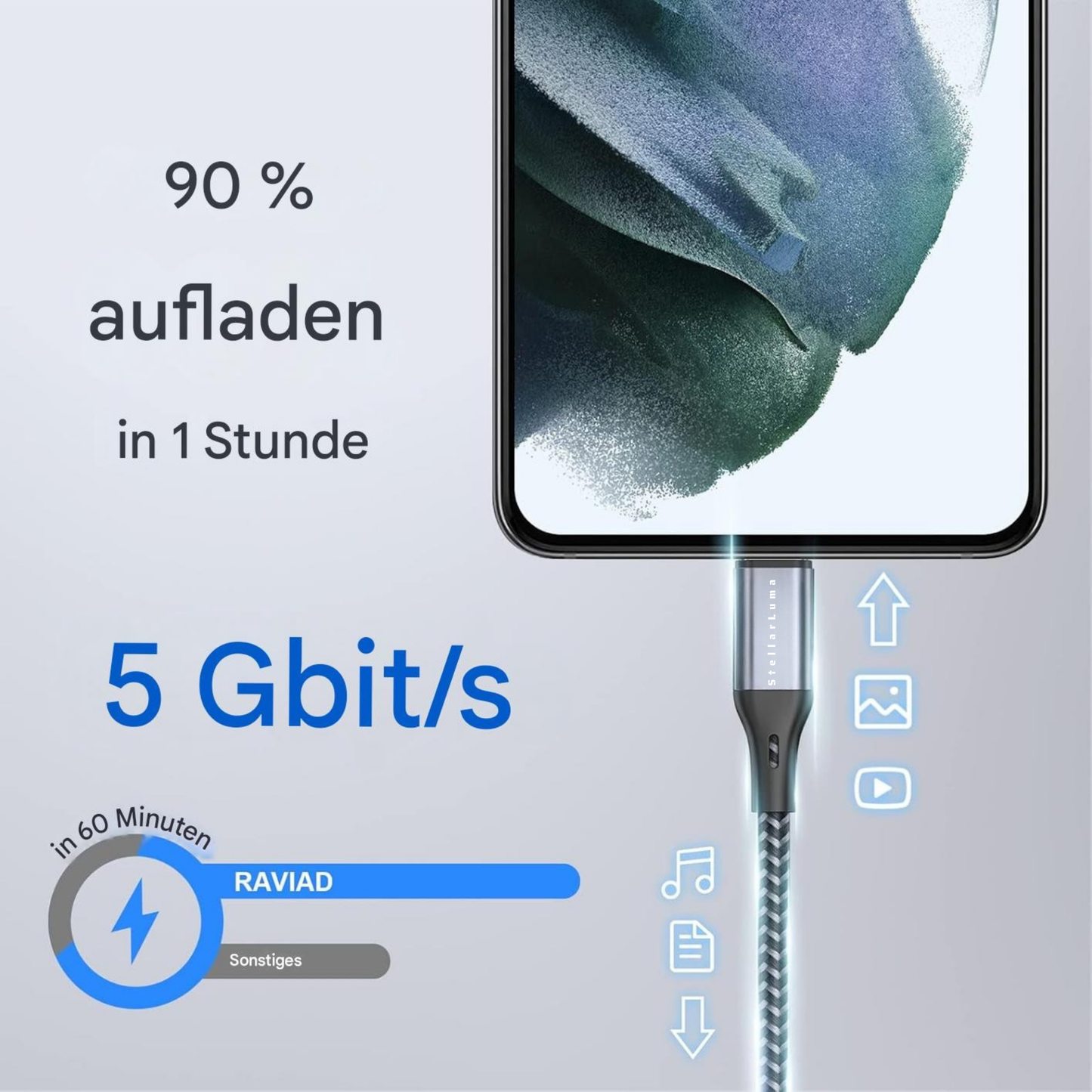 StellarLuma USB-C Kabel 1M USB 3.0