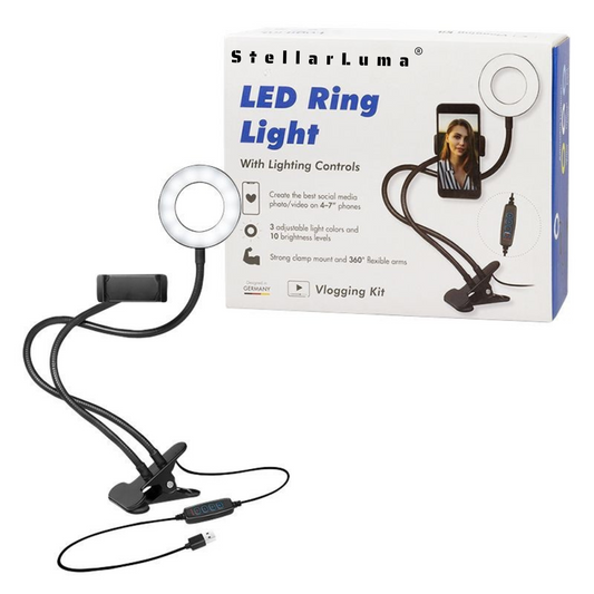 StellarLuma LED Ring mit Smarphonehalter