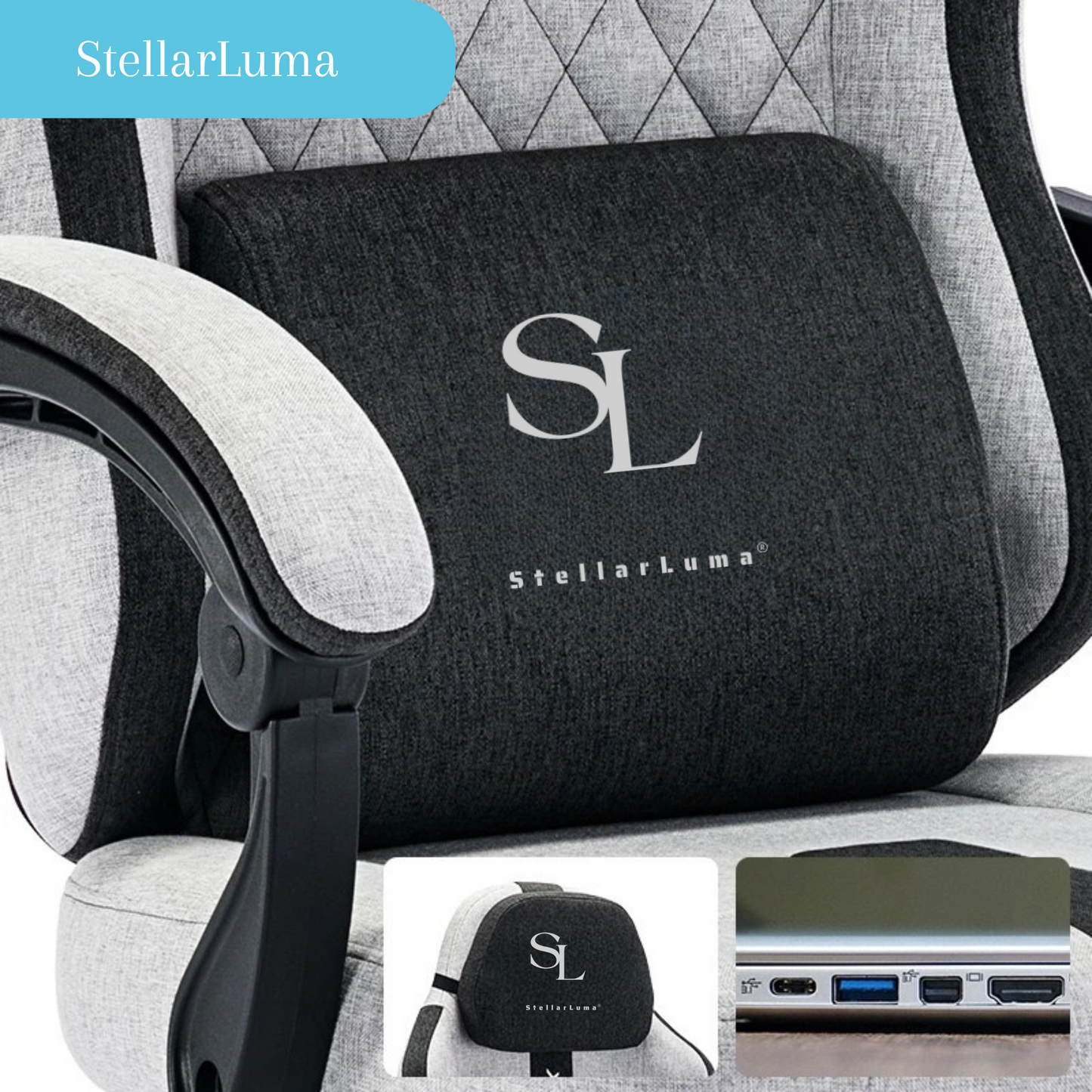 StellarLuma GamingChair Elegance
