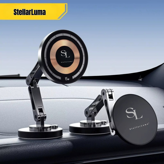 StellarLuma – Magnetische Handyhalterung mit MagSafe & 15W Ladefunktion für Auto & LKW