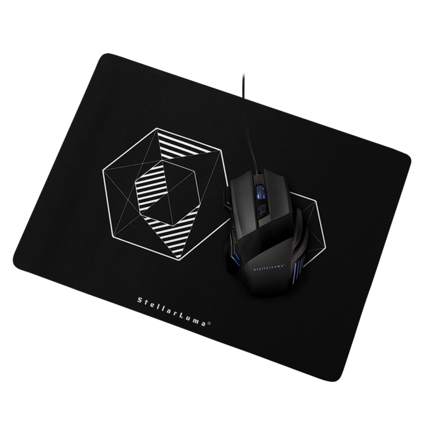 StellarLuma Gaming Maus mit Mauspad