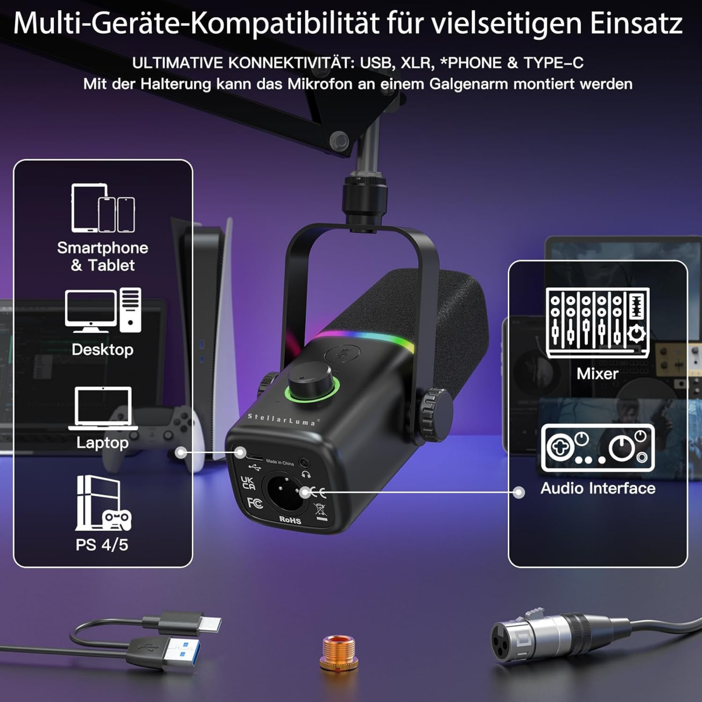 Stellarluma Mikrofon StreamEngine